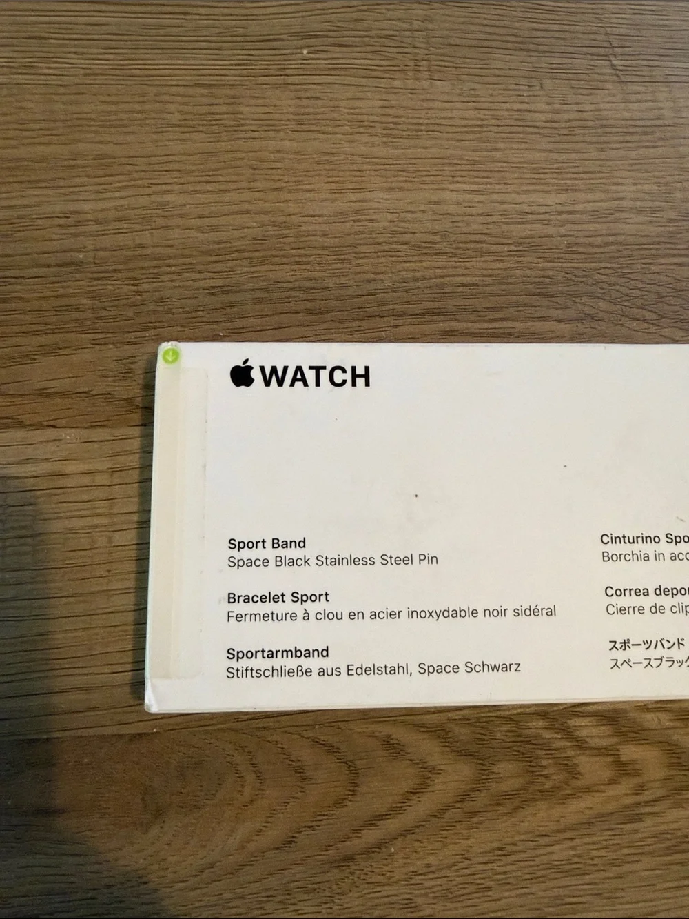 Apple Watch Sport Band - Black
